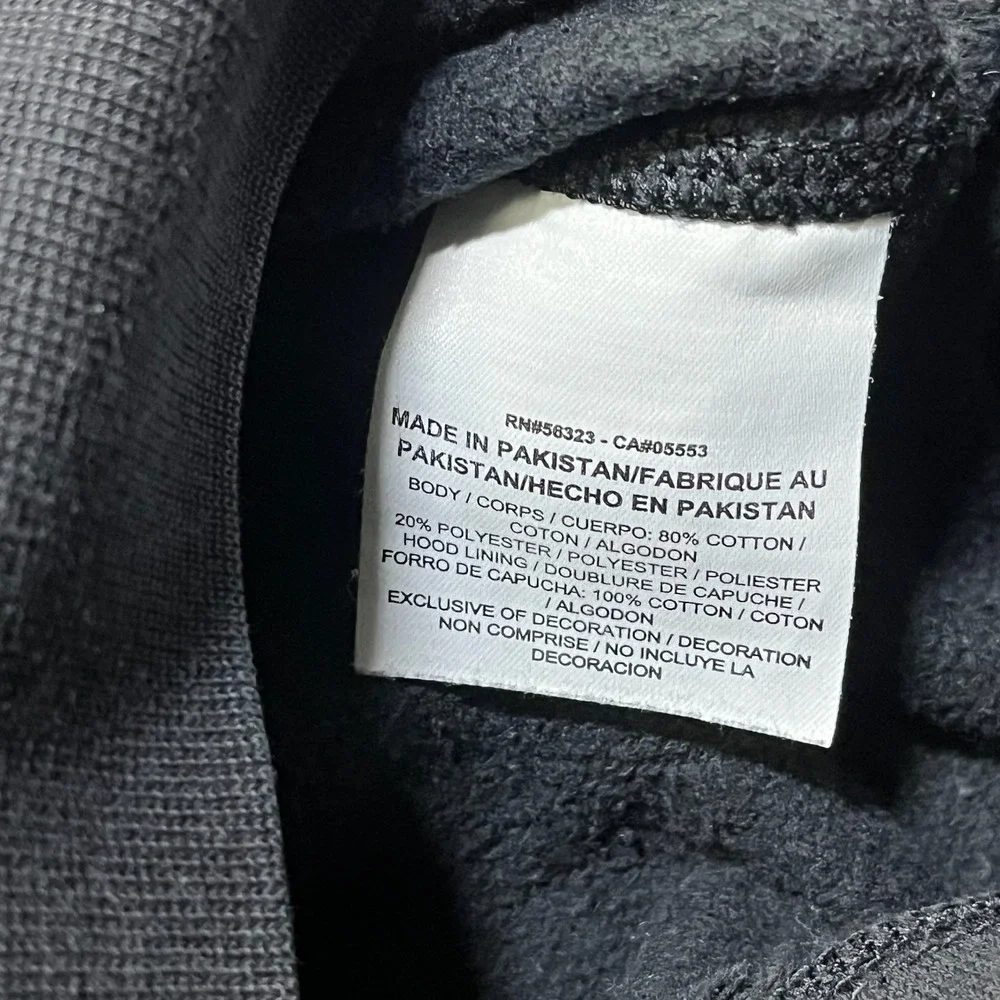 Nike Hoodie Mens XXL Black Pullover Sweatshirt‎ Mini Swoosh Vintage Y2K